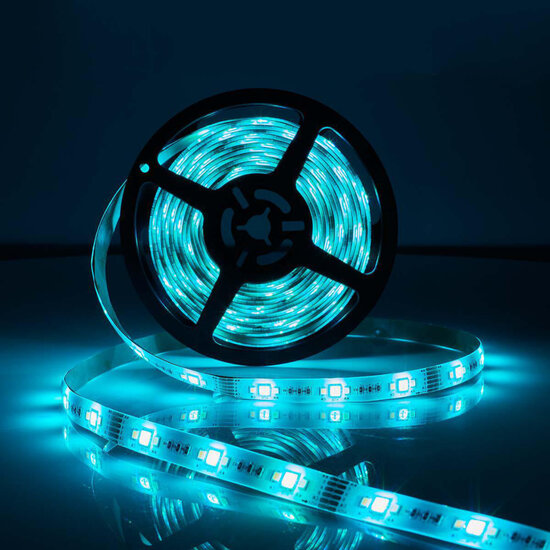 Nedis WIFILS50CRGBW Wifi Slimme Ledstrip Full Colour En Warm- Tot Koudwit 5 M