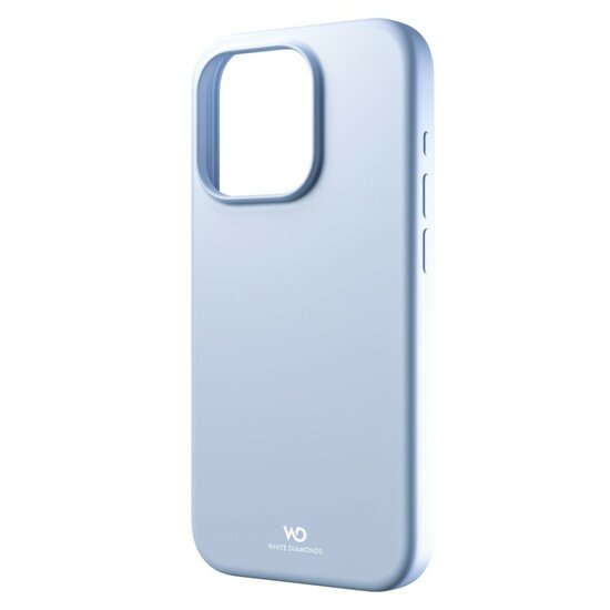 White Diamonds Mag Urban Case Cover Voor Apple IPhone 15 Pro Lichtblauw