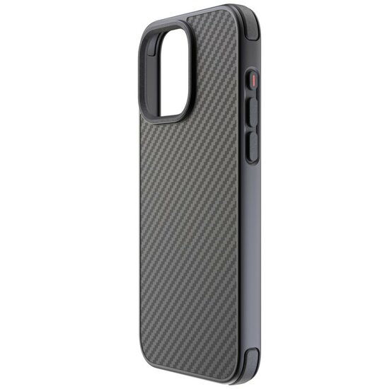 Black Rock Robust Carbon Cover Voor Apple IPhone 15 Pro Max Zwart