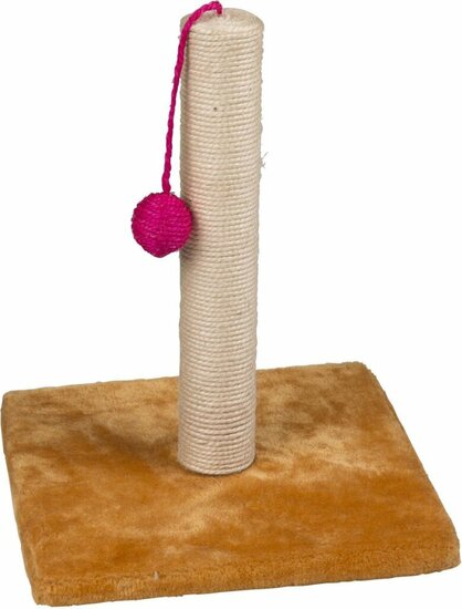 Pet Toys Krabpaal met Balletje Hout 30 x 35 cm