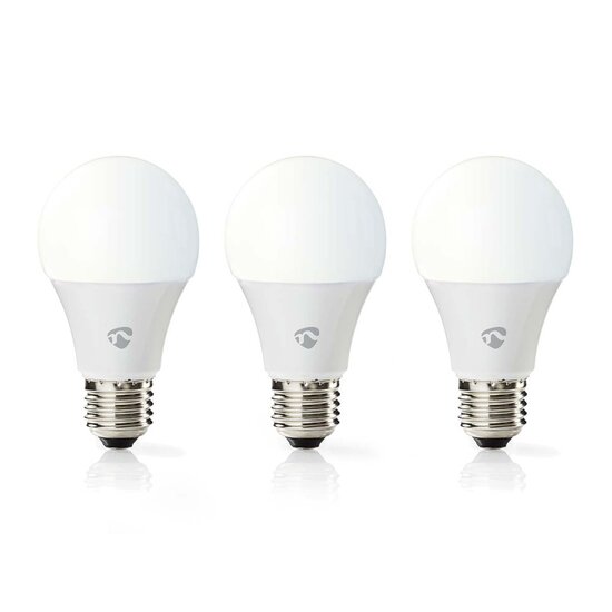 Nedis WIFILRW30E27 Smartlife Led Bulb Wi-fi E27 806 Lm 9 W Warm To Cool White Energieklasse: F Android&trade; / Ios Peer