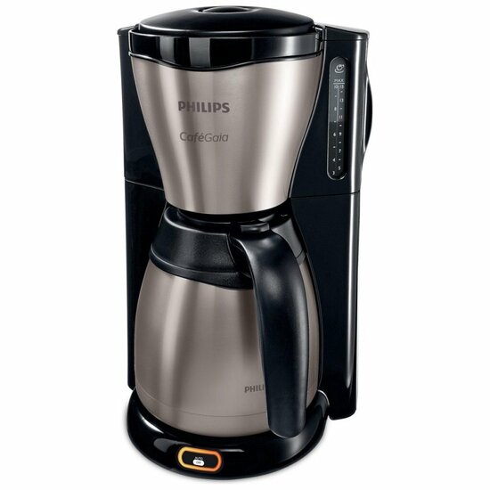 Philips HD7548/20 Caf&eacute; Gaia Koffiezetapparaat RVS/Zwart