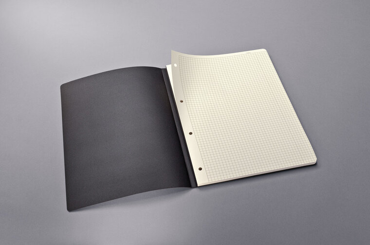 Sigel SI-CO800 Schrijfblok CONCEPTUM Softcover A4 Zwart Geruit