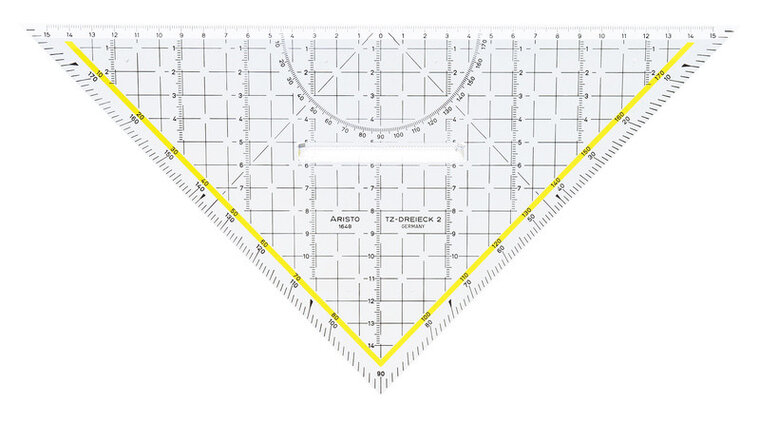 Aristo AR-1648/2 Tekendriehoek 32,5 Cm Met Greep