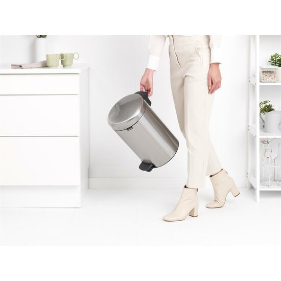 Brabantia Newicon Pedaalemmer 12L Mat Staal