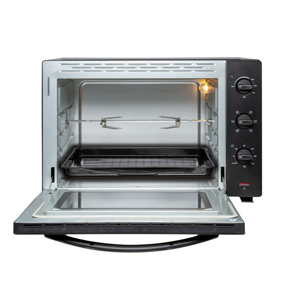 Inventum OV607B Vrijstaande Oven 60L 2000W Zwart/Zilver