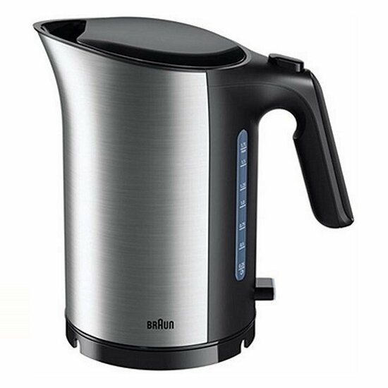 Braun WK5100BK Waterkoker 1.7L 2200W RVS/Zwart