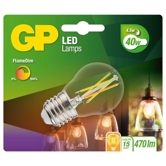 GP Lighting Gp Led M.globe Fila. Fd 4w E27