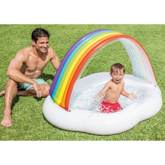 Intex 57141NP Baby Bad Regenboog 142x119x84 cm