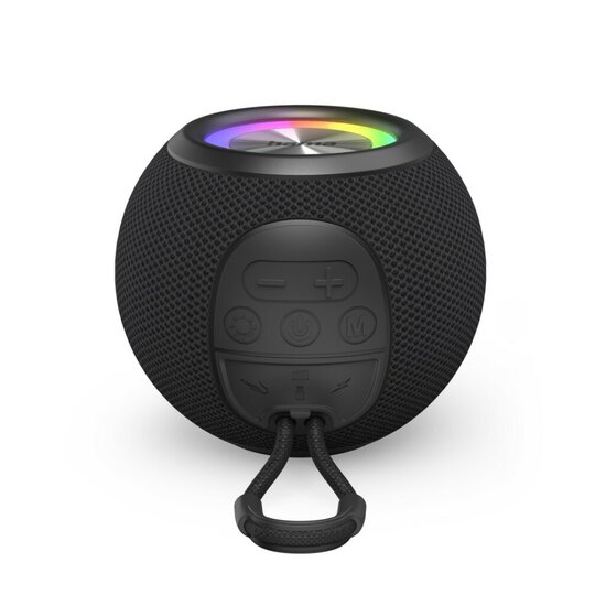 Hama Ball Shape Bluetooth Speaker + Licht 5W Zwart