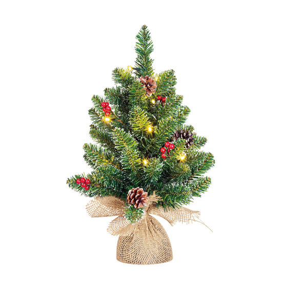 Creston Mini LED Kerstboom 45x35 cm Groen