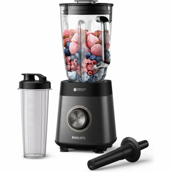 Philips HR3041/00 Blender Zwart/Grijs