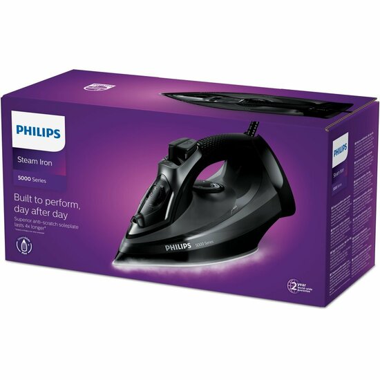 Philips DST5040/80 Stoomstrijkijzer Zwart