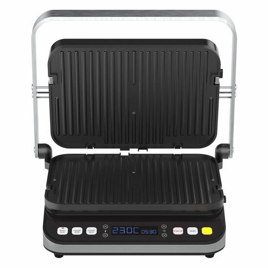 AENO AEG0001 Contactgrill Zwart/RVS