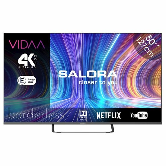 Salora 50UV210 UHD LED TV 127 cm Zwart