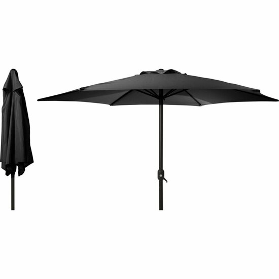 Parasol 300 cm Donkergrijs