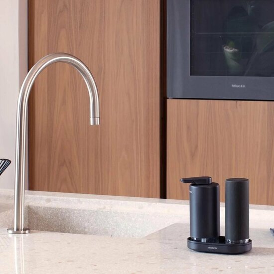 Brabantia SinkStyle Zeepdispenser Set Donkergrijs