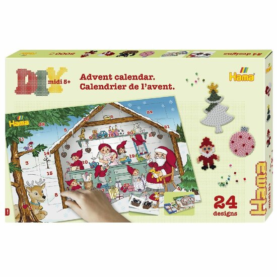 Hama Strijkkralen DIY Midi Adventkalender 5000 Stuks