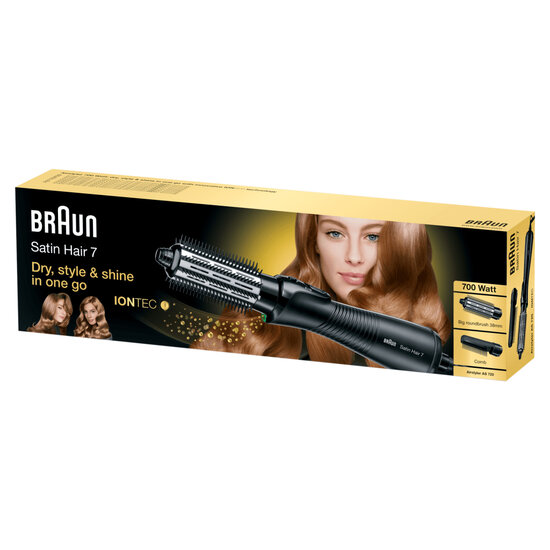 Braun AS720 Satin Hair 7 Iontec Airstyler Zwart/Zilver