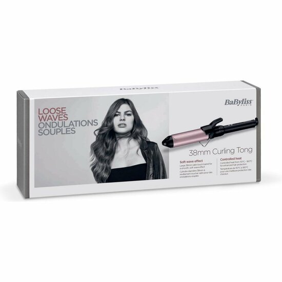 Babyliss C338E Curling Tong Krultang Roze/Zwart