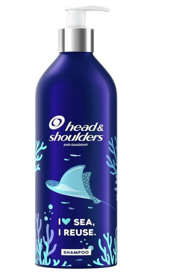 Head &amp; Shoulders Classic Anti-Roos Shampoo Gevulde Navulbare Aluminium Fles 430 ML