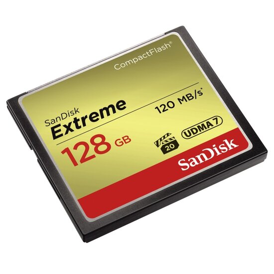 Sandisk CF Extreme 128GB 120MB/s Read 85MB/s Write