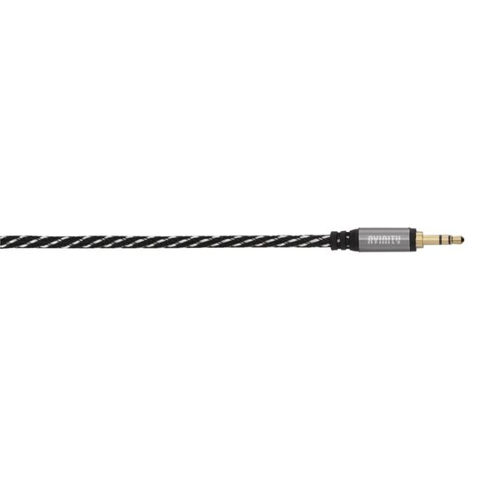 Avinity Audiokabel 3,5-mm Stek./stek. Stereo Stof Verguld 1,5 M