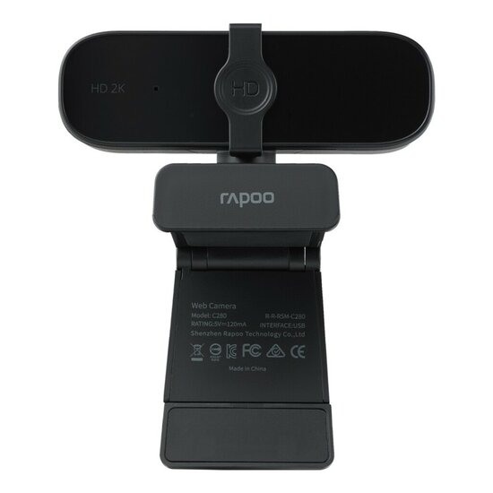 Rapoo XW2K Full HD 2K Webcam Zwart