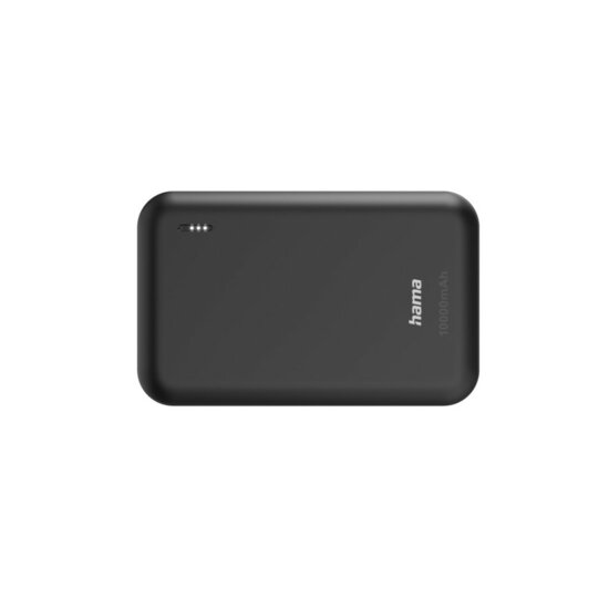 Hama Power Pack Pocket 10 10000mAh Uitgangen: 2x USB-A Antraciet