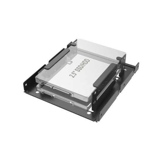 Hama Inbouwframe Voor 2x 2,5 SSD- En HDD-harde Schijven In 3,5 Sleuf