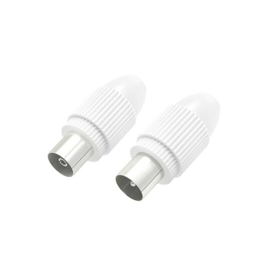 Hama Coax-set Connector/koppeling Klembaar