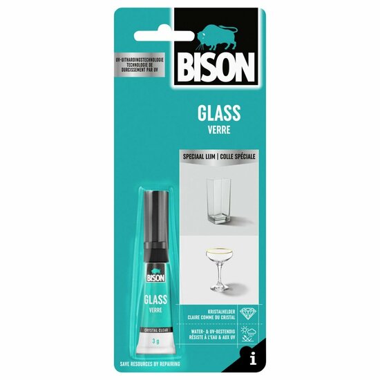 Bison Glas Lijm 3 gr