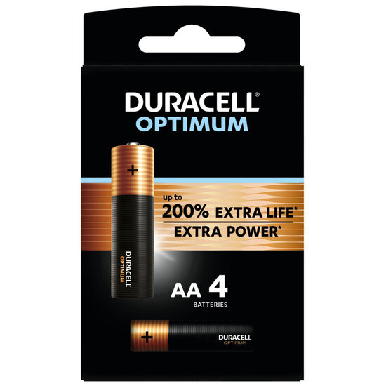 Duracell Alka Optimum Aa X4