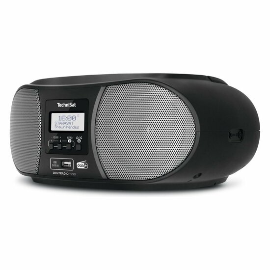 Technisat Digitradio 1990 Radio + CD-Speler + DAB+ en Bluetooth Zwart