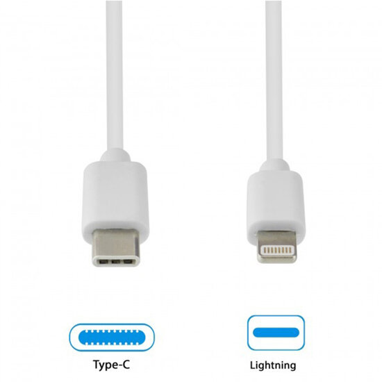 GrabNGo Gng Laadk.usb-c&gt;lightn.3m Wit