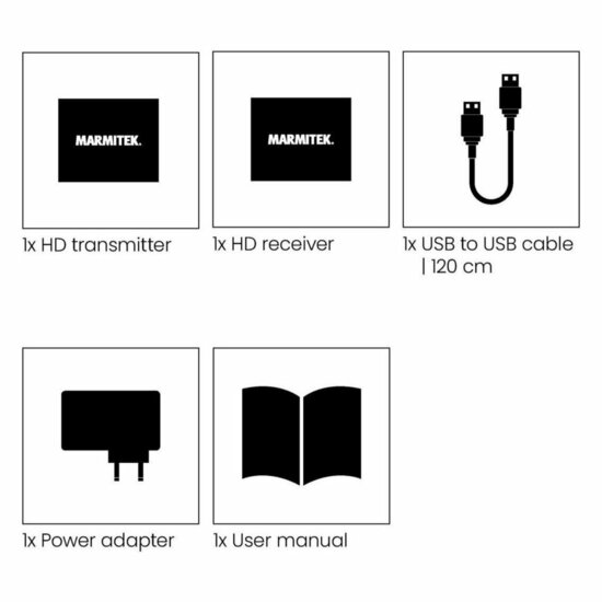 Marmitek MegaView HDMI Extender Zwart