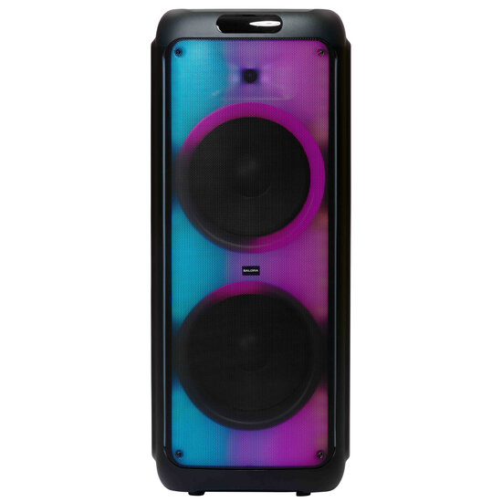 Salora PartySpeaker XXL1 Draadloze Stereoluidspreker + Licht Zwart