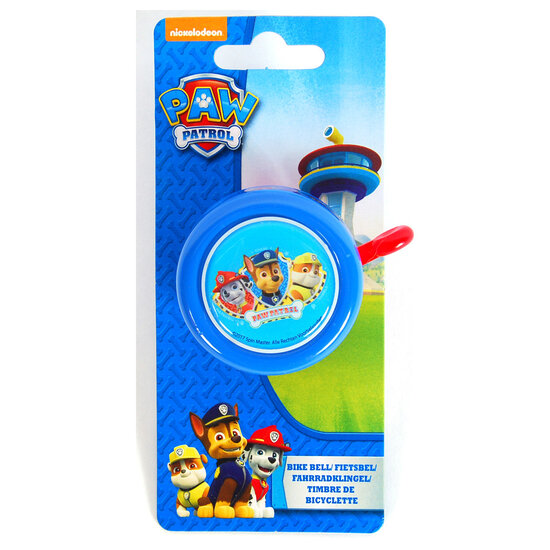 Paw Patrol Fietsbel Blauw/Rood