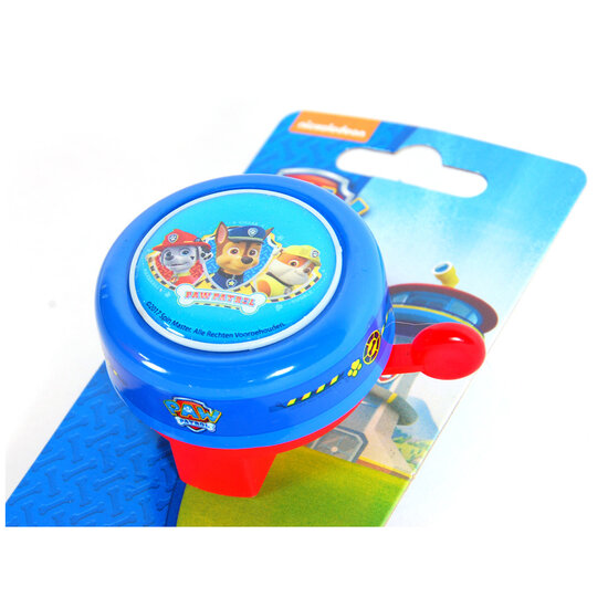 Paw Patrol Fietsbel Blauw/Rood